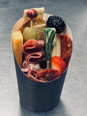 Custom Super Bowl Party Charcuterie Cups!