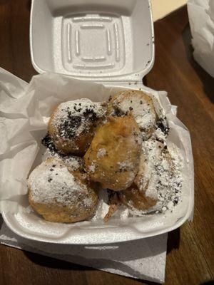 Fried oreos