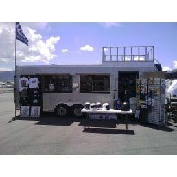 Our display at the World Superbike Race in Utah.