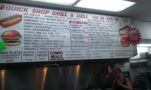 Menu board!!