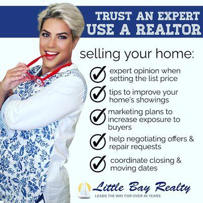 Trust an expert, Use a Realtor!
Joann Nardone 
LITTLE BAY REALTY 
631-921-2714