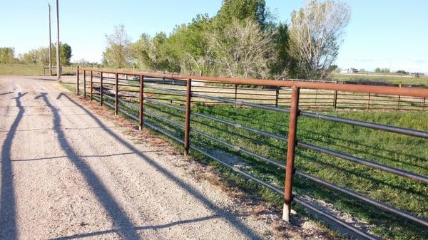 Well stem fence.