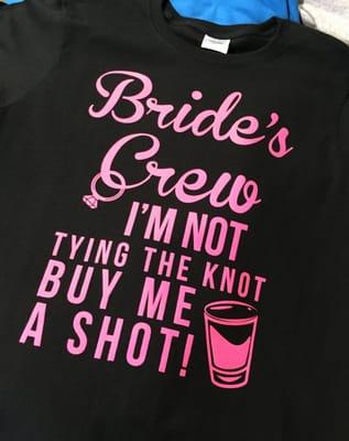 Custom Bachelorette Party Shirts