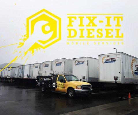 24/7 Rain or Shine, Fix-It Diesel Mobile Services is there!#FixItDieselMobileServices