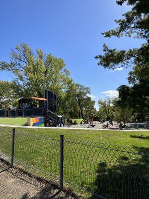 Fabulous modern playground equipment!