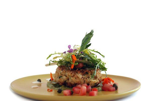 Herb crusted Crab Cake