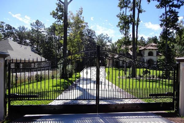 Custom Wrought Iron Entry Gate