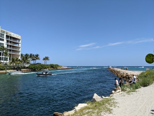 Looking out Boca Inlet