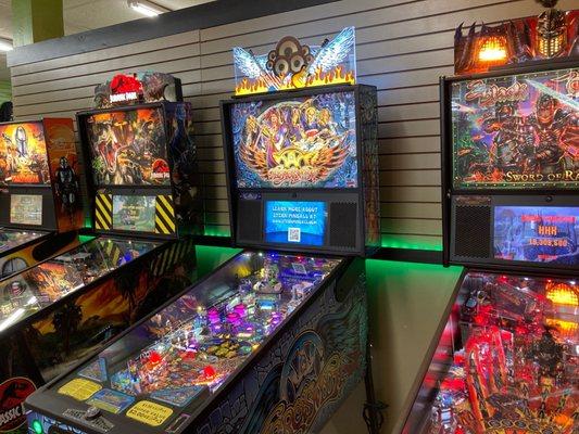 Some pinball machines are $1/game or $2 for 3 games