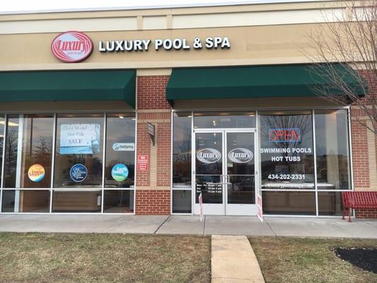 Luxury Pool & Spa's fourth and newest location on Rt. 29 N in the Hollymead Town Center in Charlottesville, VA!