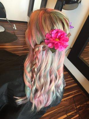 Mermaid hair