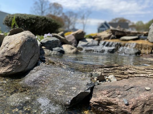 Streams and falling water