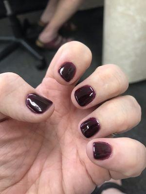 Le is amazing she don't have a gel polish that matched so created. Using 2.