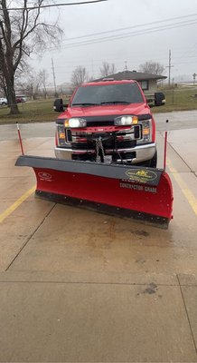 Guys getting ready to head out for snow removal