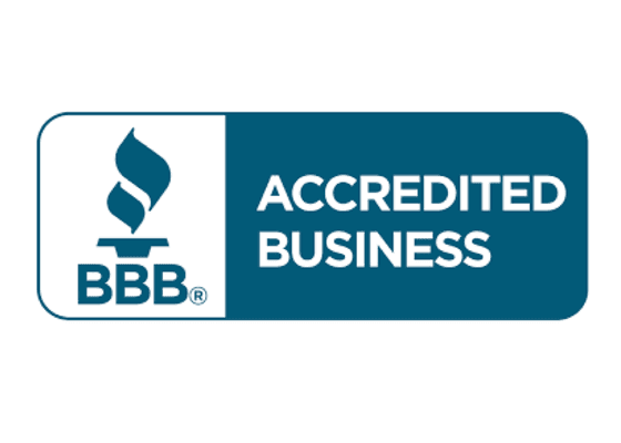 We are accredited by the Better Business Bureau