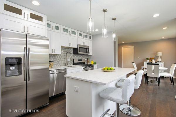 Our kitchen cabinet and countertop project in for an investment property in Hanover Park.