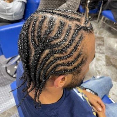 Men design braids