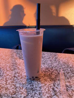 Strawberry milk tea Boba