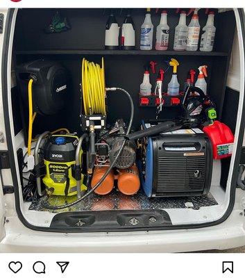 Van setup