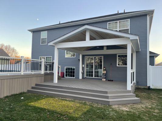 Composite Deck with Lanai and Pool Deck