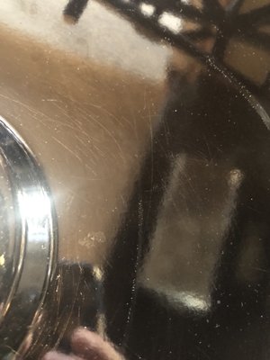 Damaged stovetop