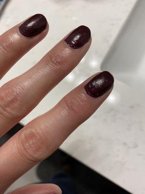 Super lumpy nail polish