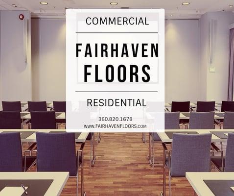 We offer commercial or residential flooring.