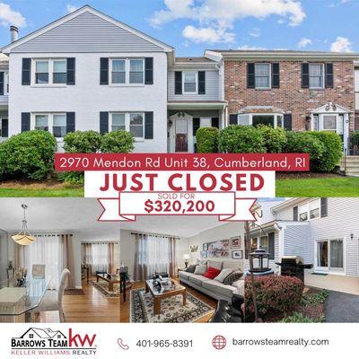 JUST SOLD! Congrats to our seller! Contact us now! #barrowsteamrealty