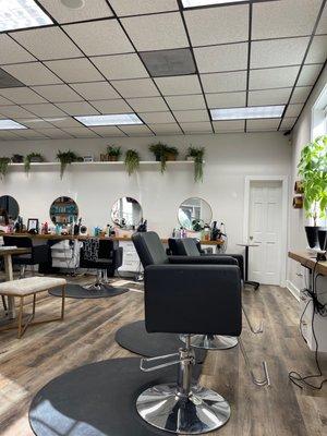 Inside salon