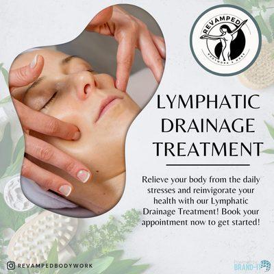 Unwind and restore your body with our relaxing Lymphatic Drainage Treatment.