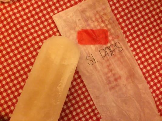 Free Popsicles from St. Pops! (I believe it was basil-lemonade)