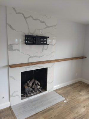 Quartz Fireplace