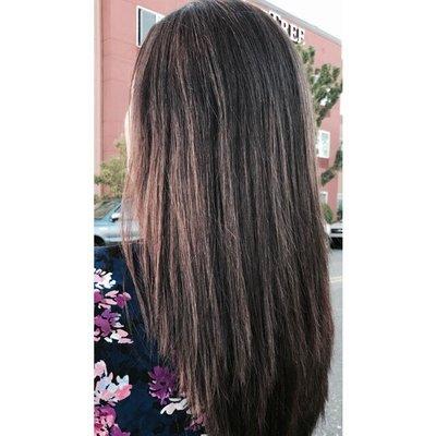 Permanent straightening treatment