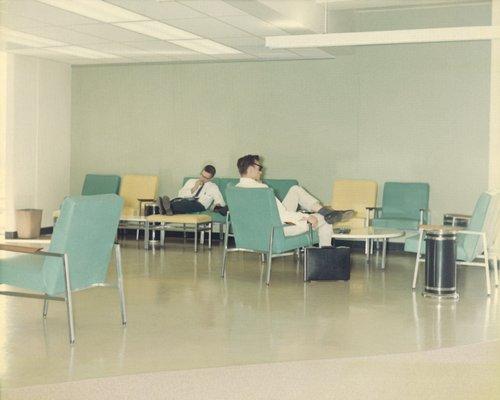 Historical Image. Hanging out at the Library. 1960's.