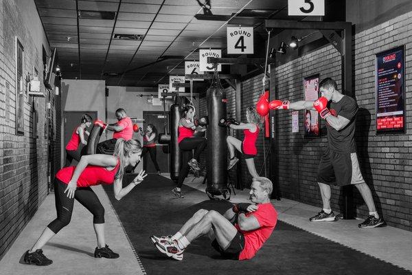 9Round Fitness is a gym that offers a kickboxing themed fitness program.