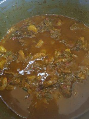 Banga Soup  With Assorted Meat