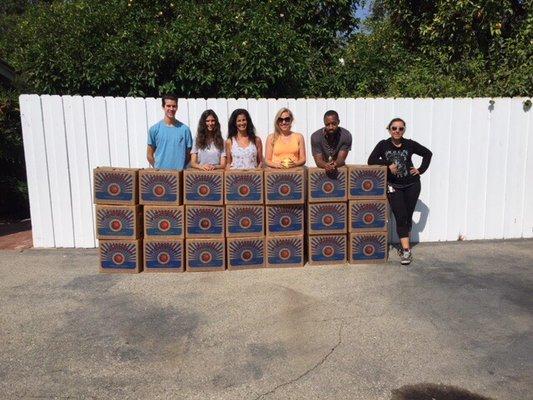 Our little group picked 840 lbs of grapefruit!