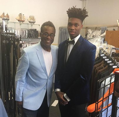 The Personal clothier for Pennsylvania M V P High School State Champ - Lonnie Walker