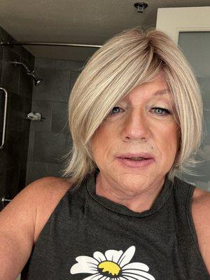 I'm a seventy year old crossdresser and Cristopher worked his magic