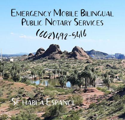 Emergency Mobile Bilingual Public Notary Services