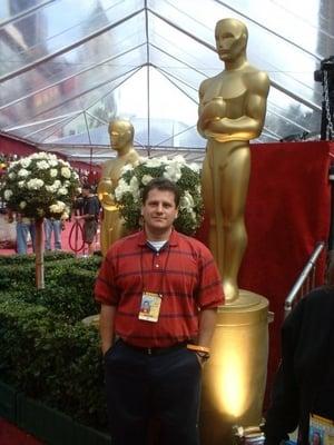 Cleaning at the oscars.