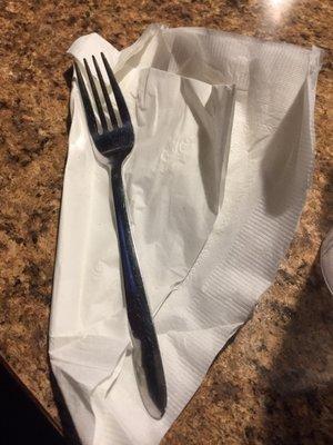 Only silverware you get smh