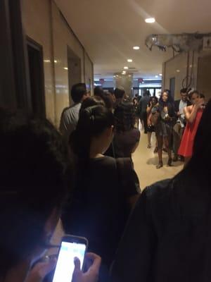 Line for elevator smh