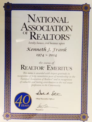 For over 41 years, I've been privileged to work with 1000's of home sellers and home buyers. Each of you have made my 41 year career fun an