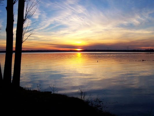 Sun Set on the Lake