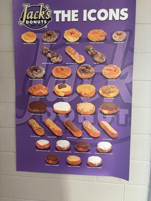 Donut menu