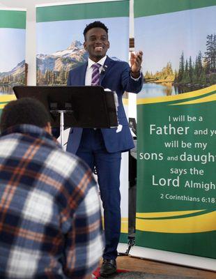 Raising up passionate young preachers!  ‍