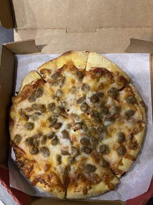 What I got. A "Taco" Pizza