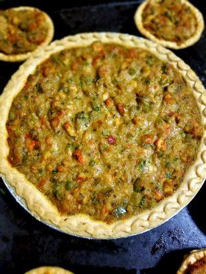 The absolute best 9inch deep dish crawfish pie!!  Email us at teeevas@yahoo.com