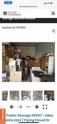 storage auction